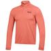 Men's Under Armour Heather Orange Valspar Championship Playoff 3.0 Quarter-Zip Pullover