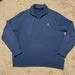 Polo By Ralph Lauren Sweaters | Men’s Polo Ralph Lauren Ribbed 1/4 Zip Pullover Size L | Color: Blue | Size: L