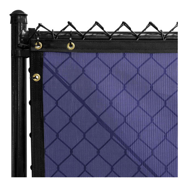 FenceScreen 350 Series 4' x 50' Navy Blue PVC Mesh PLUS Privacy Fence Screen 350-50-38NB