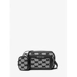 Michael Kors Cooper Logo Jacquard Camera Bag Black One Size