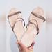 Madewell Shoes | Madewell Snake Strappy Sandal Size 11 | Color: Brown/Cream | Size: 11