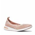 Michael Kors Shoes | New! Michael Kors Upton Metallic Stretch Knit Ballet Flat Rose Gold Color Size 8 | Color: Gold | Size: 8