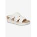 Women's Mauna Sandal by Franco Sarto in White (Size 7 1/2 M)