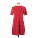 Zara Casual Dress - Shift: Red Dresses - Women's Size Small