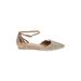 COCONUTS by Matisse Flats: D'Orsay Wedge Boho Chic Tan Shoes - Women's Size 9 1/2 - Almond Toe