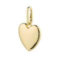 Pilgrim CHARM recycled maxi heart pendant, gold-plated, Gold, Women