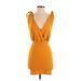 FP BEACH Casual Dress: Orange Dresses - Women's Size Small