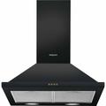 Hotpoint PHPN6.4FLMK 60cm Pyramid Chimney Cooker Hood - Black