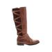 FRYE Boots: Brown Print Shoes - Women's Size 12 - Round Toe