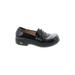 Alegria Flats: Loafers Chunky Heel Classic Black Print Shoes - Women's Size 37 - Round Toe