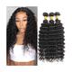 Human Hair Bundles 8-40 Inch Deep Wave Bundles 1/3/4 Pcs Human Hair Bundles for Black Women Malaysia Human Hair Extensions Remy Hair Curly Weave Bundles Human Hair Extensions (Size : 22 22 22 22)