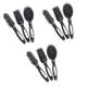 FRCOLOR Massage Comb Grip Cushion Brush Massage Hair Brush Scalp Massage Brush Hairdresser Hair Brush Professional Hair Comb Haircut Hair Brush Ribbed Comb Buckle Inside Pack of 9