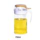 HJGTTTBN Oil bottle Glass Oiler Leakproof Oil Bottle,oil Pot Dustproof Leaking, Edible Oil Bottle Empty Olive Oil Bottle Container. (Color : 750ML-D)