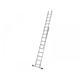 Zarges Double Extension Ladder with Stabiliser Bar 2-Part D-Rungs 2 x