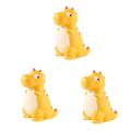 BESTonZON 3pcs Dinosaur Piggy Bank Kids Toy Toys for Baby Toys for Toddler Baby Playpin Toddler Piggy Bank for Boys Large Piggy Bank Piggy Bank for Kids Coins Decorations Child Vinyl Cartoon