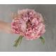 10 Stems Dried Look Faux Flowers Bouquet, Rose Pink Roses, Peonies, Hydrangeas Bundle, Dusty Wedding Home Decor, Diy Florals