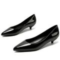 HJGTTTBN Women Shoes Spring Women High Heels White Nude Color Work Pointed Toe Office Dress Shoes for Female (Color : Black Office Shoes, Size : 10.5)
