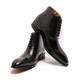 HJGTTTBN Women Shoes New Fashion Men Ankle Boots Men Formal Dress Leather Shoes Western Boots Cowboy Boots Lace Up Casual Shoes Brown Black Boots Men (Color : Schwarz, Size : US 9)