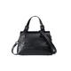 HJGTTTBN Shoulder bags women Soft Cowhide Genuine Leather Bag，Hand Black Messenger Bag，Leather Top Layer Cowhide Women's Messenger Bag, One-shoulder Bag (Color : Schwarz)