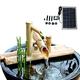 XAoSCd Water Features For The Garden, Solar Fountain, Bamboo Fountain Decor, Solar Powered Water Fountain, Solar Pond Pump For Garden, Pool, Pond, Fountain (50Cm)