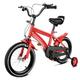 UESUENYENS 14 Inch Children'S Bike,Boys Bike Girls Bike Bike Unisex, 3-6 Years Balance Bike With Training Wheels,A Combination Of Front And Rear Brake (Red)