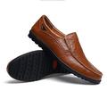 HJGTTTBN Leather Shoes Men Leather Shoes Men's Casual Shoes Men's Casual Shoes Brown Casual Shoes Breathable Soft Leather Shoes. (Size : 9.5 UK)