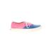 Vans Sneakers: Pink Print Shoes - Women's Size 8 - Almond Toe