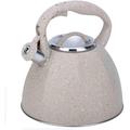 Tea Kettle 3 Liter Stainless Steel Whistling Tea Kettle - Modern Stainless Steel Whistling Tea Pot for Stovetop with Cool Grip Ergonomic Handle Stove Top Whistling Tea Kettle