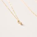 14K Gold Filled Ball Drop Necklace | Sterling Silver Sphere Charm Delicate Dainty Small Minimalist Chain Teardrop Charm