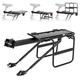 YIWENG Aluminum Alloy Bike Cargo Rack with Foldable Wide Wings Quick Release Rear Bike Rack,Quick Release Bike Rack