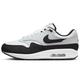 Nike Air Max 1 Men's Shoes (FD9082-107,White/Pure Platinum/Black), White/Pure Platinum/Black, 7.5 UK