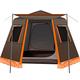 Family Outdoor Camping Tent Automatic Pop-Up Tent 3-4 Person Double Layer Waterproof Instant Tent Easy Set Up Ideal Outdoor Gifts hopeful