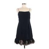 Juicy Couture Cocktail Dress - Party Square Sleeveless: Black Solid Dresses - Women's Size 6