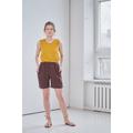 Linen Tank Top, Washed Linen T Shirt, Yellow Summer Top For Women, Sleeveless Women's White Shirt, Loose Fit Blouse