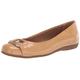 Trotters Women's Sizzle Signature Ballet Flat, Nude Patent, 7.5 Narrow