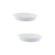 TOPBATHY 2pcs Binaural Baking Bowl White Cheese Loaf Bread Pan High Temperature Baking Pan Bread Cheese Roasting Dish White Baking Dishes Ceramic Griddle Baking Tray Ceramics Oven Salad