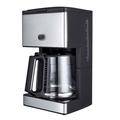 DSeenLeap Coffee Machines 1.8L Automatic Drip Coffee Machine Home 10-15 Cup Stainless Steel Coffee Machine Black