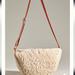 Anthropologie Bags | Anthropologie Sherpa Half Moon Sling Bag - Ivory | Color: Cream/Tan | Size: Os