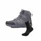 CLSQLXYJZC Men's Military Tactical Boots, Durable Military Work Boots with Sports Socks Lightweight Combat Boots Outdoor Hiking Boots Non-Slip Hunting Boots (Color : Grey, Size : 9 UK)