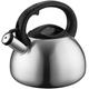 Tea Kettle Brushed Stainless Steel Tea Kettle Teapot for Gas Stove 304 Stainless Steel with Kettle Vocalization Automatic Kettle Whistle Large Capacity Kettle Stove Top Whistling Tea Kettle