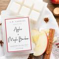 Apples & Maple Bourbon Wax Melt, 100% Soy Wax, Fall/Autumn Scent, Handmade, Essential Oil, Eco-Friendly, 2.7 Oz