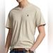 Polo By Ralph Lauren Shirts | New Medium Polo Ralph Lauren Tan Vneck Shortsleeved T-Shirt Brown Poloman | Color: Brown/Tan | Size: M