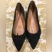 J. Crew Shoes | J. Crew Satin Flats With Rhinestones Bow Shoe Size 9m | Color: Black | Size: 9