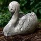 Amazing Swan Sculpture Large Garden Cement Planter Garden Pot Pretty Basket For Flowers Unique Stone Gift