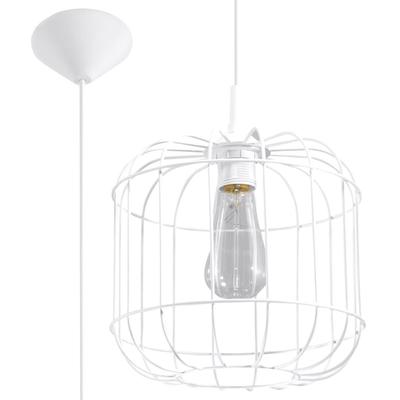 SOLLUX LIGHTING Hängeleuchte "CELTA", weiß, H: 95cm, Lampen, Slush -Einstellung Image