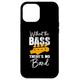 Hülle für iPhone 14 Pro Max Lustiges Retro-Zitat für Bassgitarre, kein Bass, kein Band ohne Bass