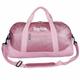 Personalied Children's Pink Glitter Duffle Bag | Duffel Holdall Sport Weekend, Sleepover