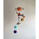 Combo Handmade Solar System Baby Mobile, Crochet Planets Kid Toy, Learning Christmas Gift, Planet's Ornaments