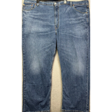 Levi's Jeans | Levis 505 Jeans Mens 52x30 Big Tall Blue Distressed Regular Fit Straight Denim` | Color: Blue | Size: 52