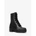 Michael Kors Shoes | Michael Michael Kors Brea Stretch-Knit And Leather Combat Boot 6 Black New | Color: Black | Size: 6